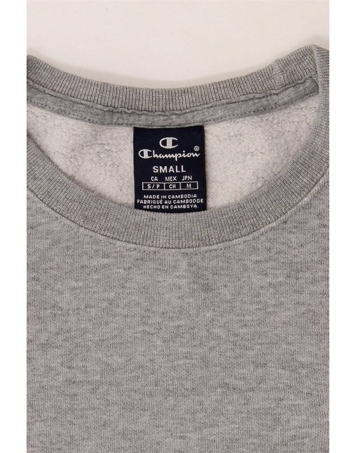 CHAMPION Mens Sweatshirt Jumper Small Grey Vintage Champion and Second-Hand Champion from Messina Hembry 