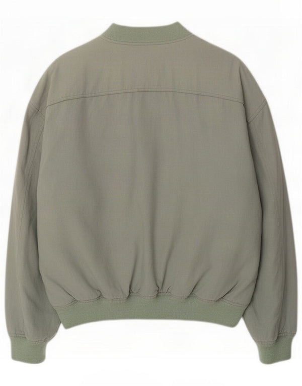 Navigare Mens Bomber Jacket UK 40 Large Green