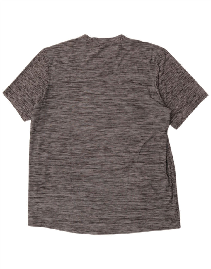 Adidas Herre T-Shirt Top XL Grå Flecked