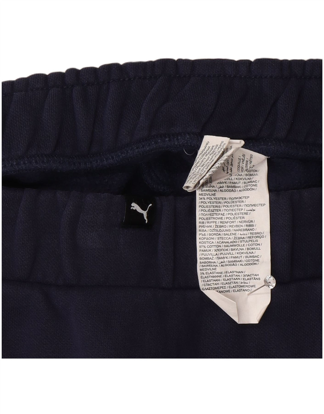 Puma Herre træningsdragt Bukser Joggers Large Navy Blue Bomuld