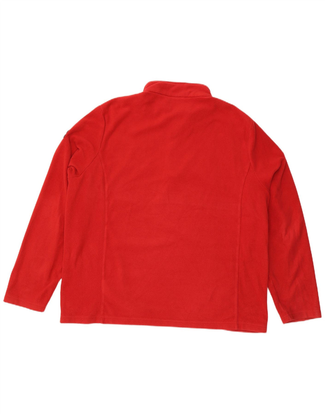 TOG 24 Fleecetrøje til mænd med lynlåshals 2XL Rød polyester