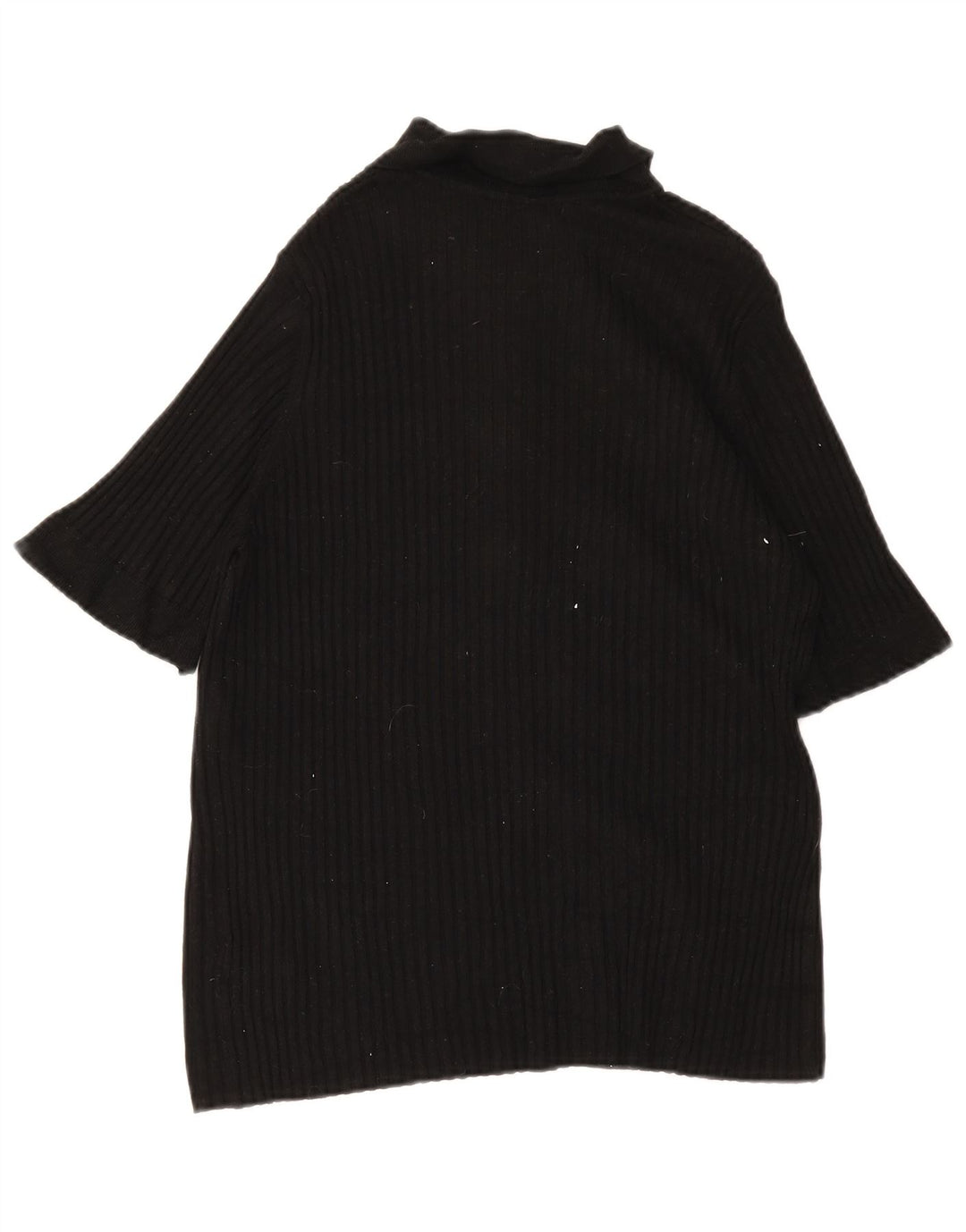 Marks & Spencer Dame Polo Shirt UK 18 XL Sort Viscose