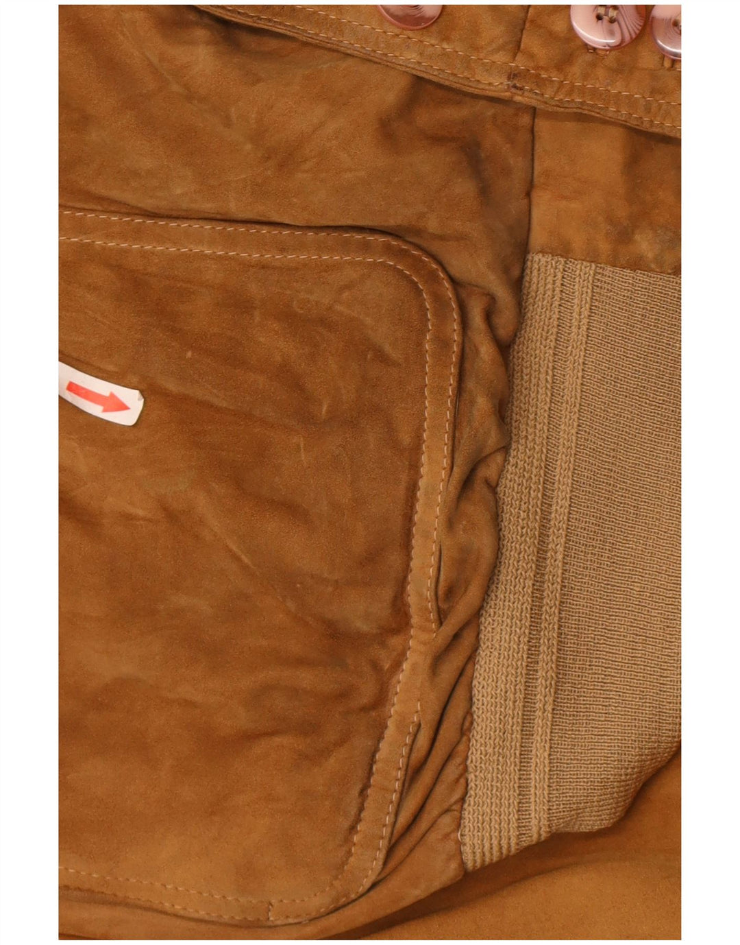 Vintage herre ruskind bomberjakke UK 40 Large Brown