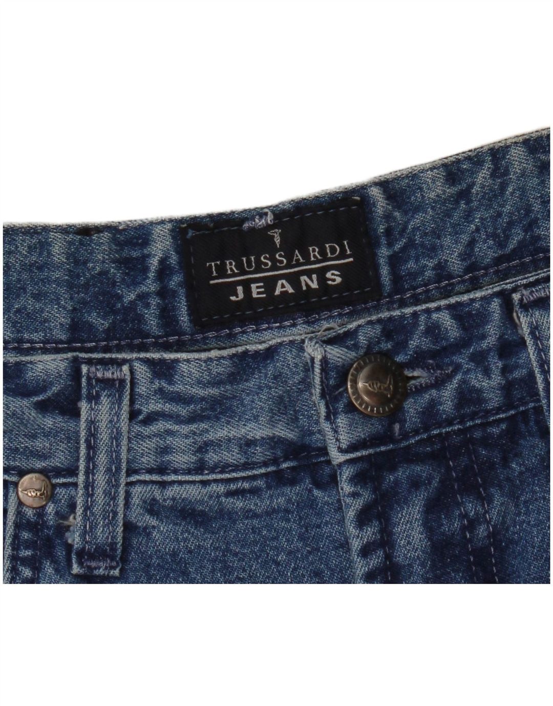 Trussardi koniske jeans til kvinder W30 L29 Blå