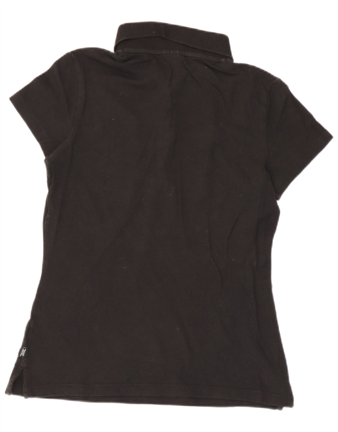 Puma Dame Polo Shirt UK 8 Small Black Bomuld