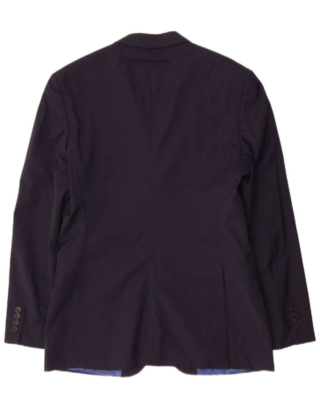 Ted Baker Herre 2 Button Blazer Jacket US 40 Large Navy Blue Wool