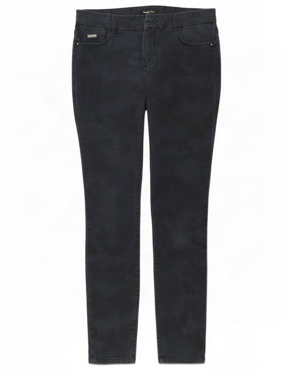 Massimo Dutti Womens Casual Trousers EU 38 Medium W28 L29 Navy Blue