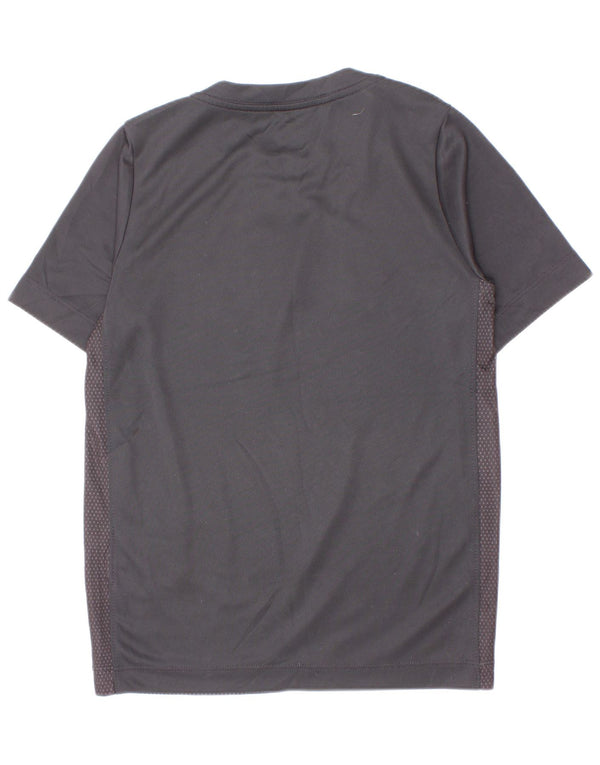 Nike drenge Dri Fit grafisk T-shirt top 8-9 år Lille sort farveblok