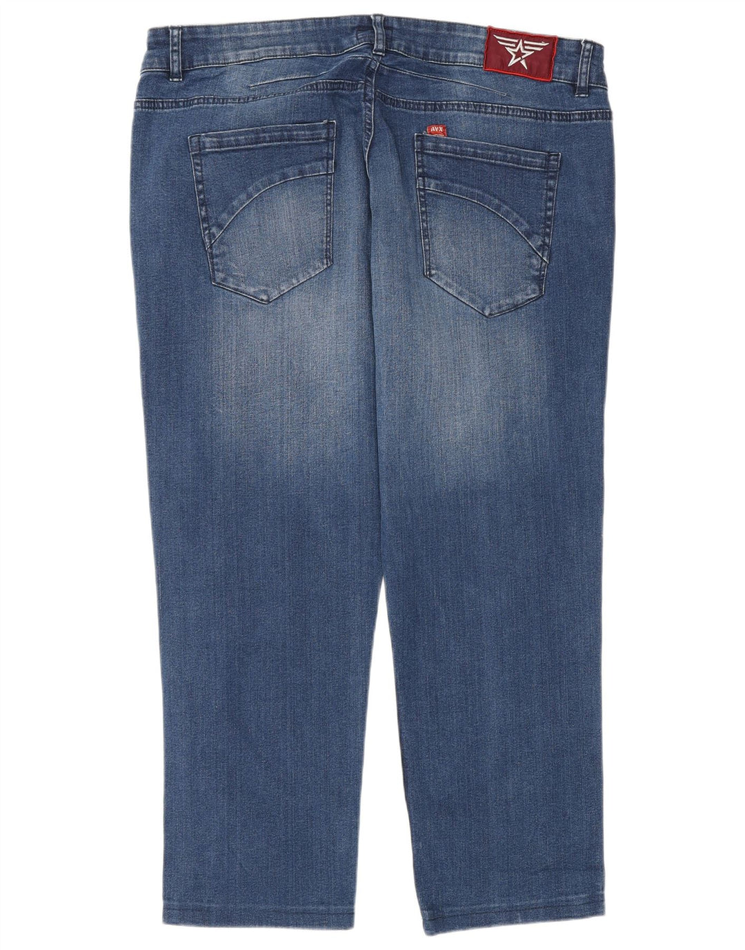 Avirex herre cropped jeans W40 L27 blå bomuld