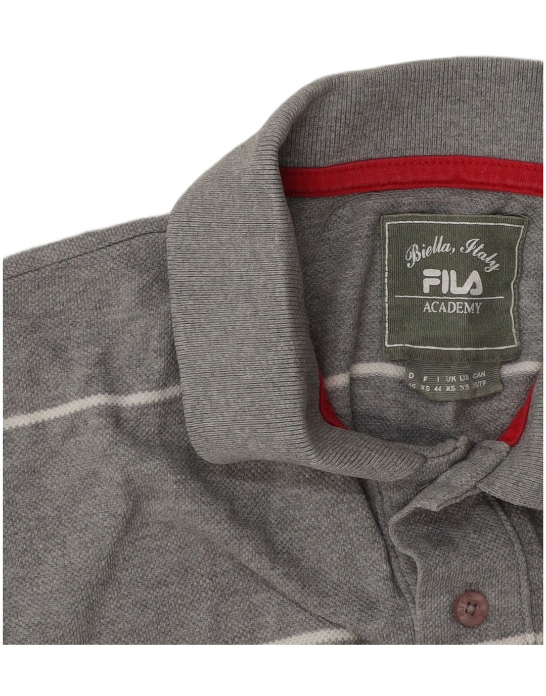 Fila Polo Shirt til mænd XS Gråstribet