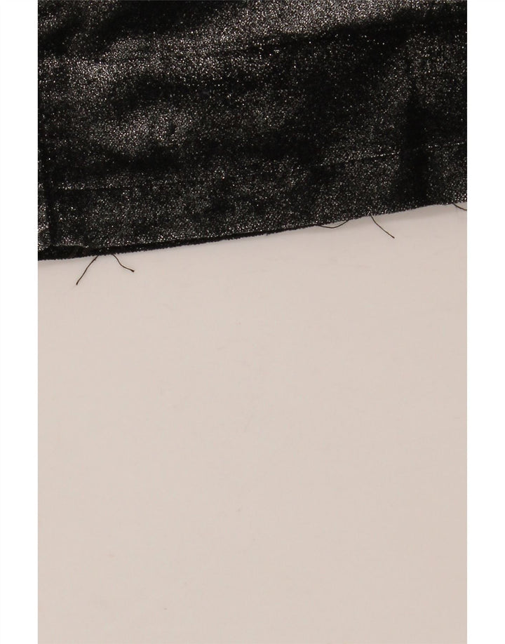 ARMANI Lige fritidsbukser til kvinder W29 L34 Sort bomuld