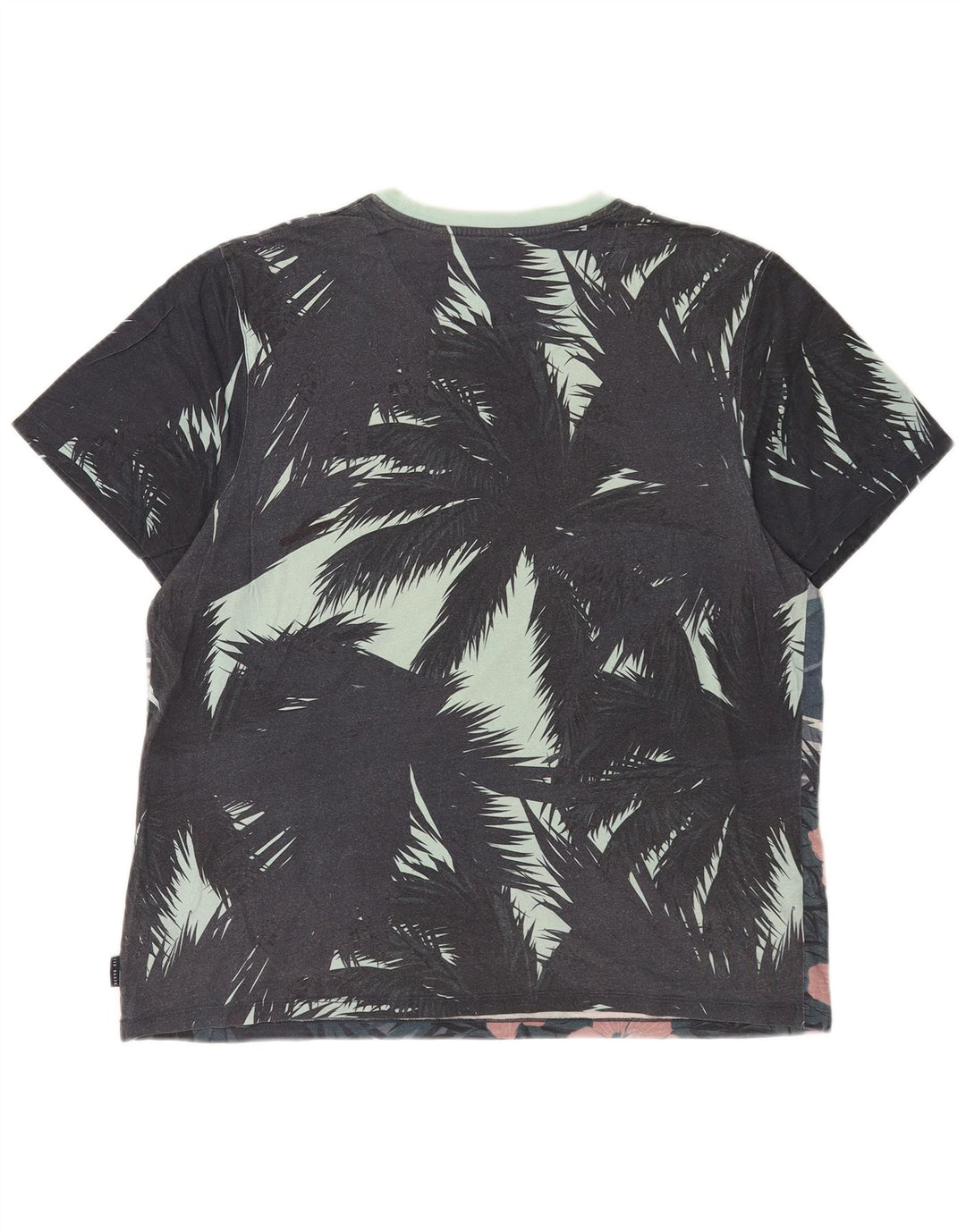 Ted Baker Herre Hawaiian Grafisk T-Shirt Top Stor Flerfarvet Bomuld