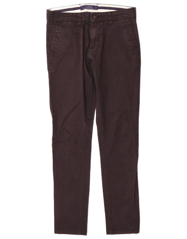 Zara Herre Slim Chino Bukser EU 38 Small W30 L30 Brun