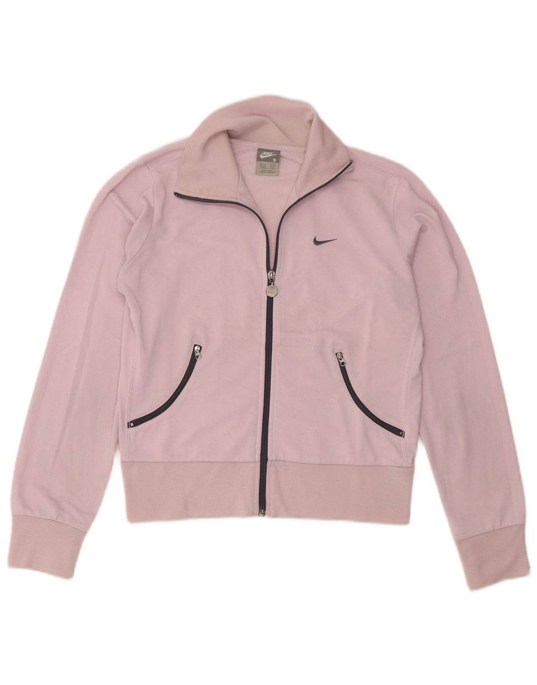 Nike træningsdragt topjakke til kvinder UK 8/10 Small Pink Polyester