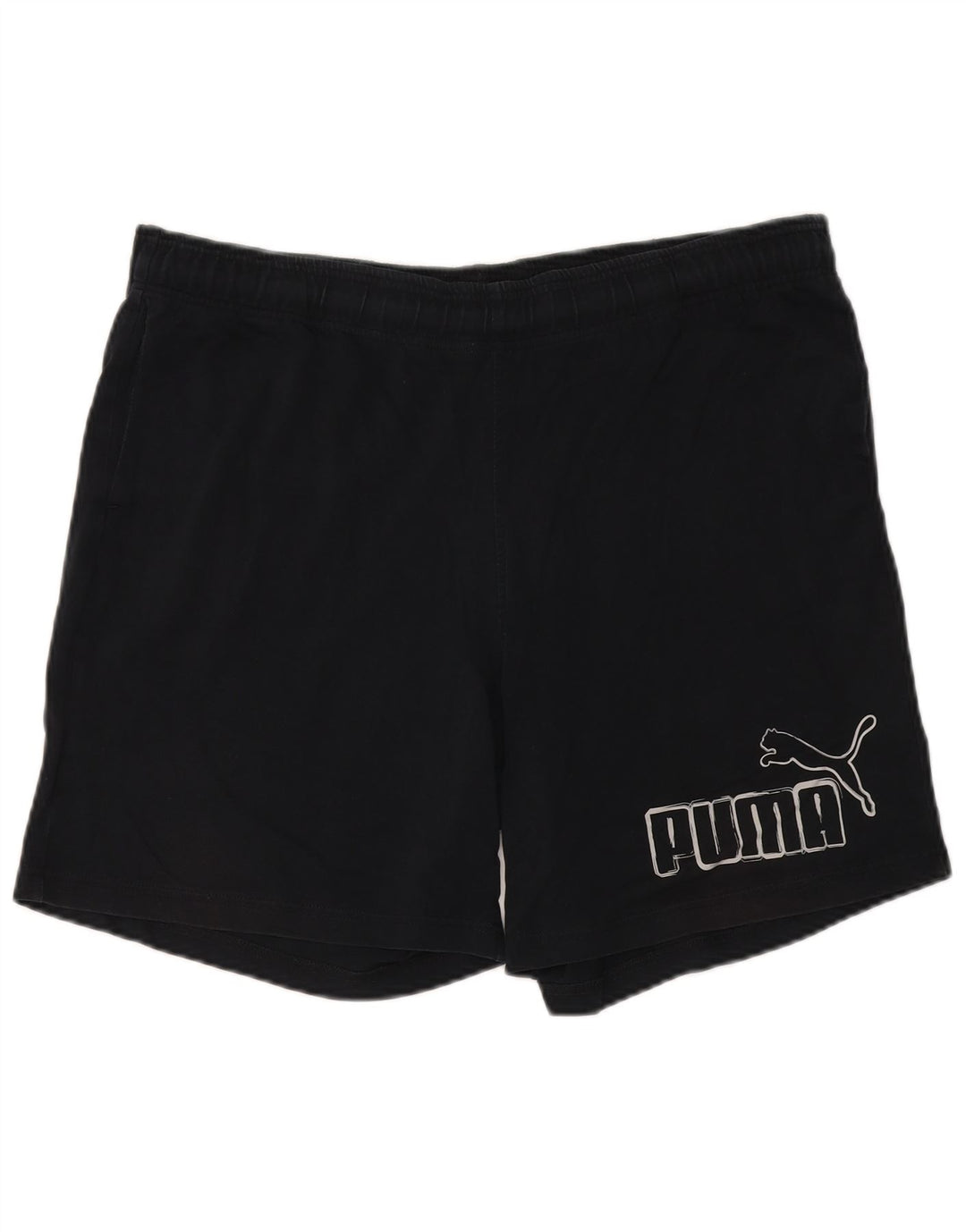 Puma Herre grafiske sportsshorts XL sort polyester