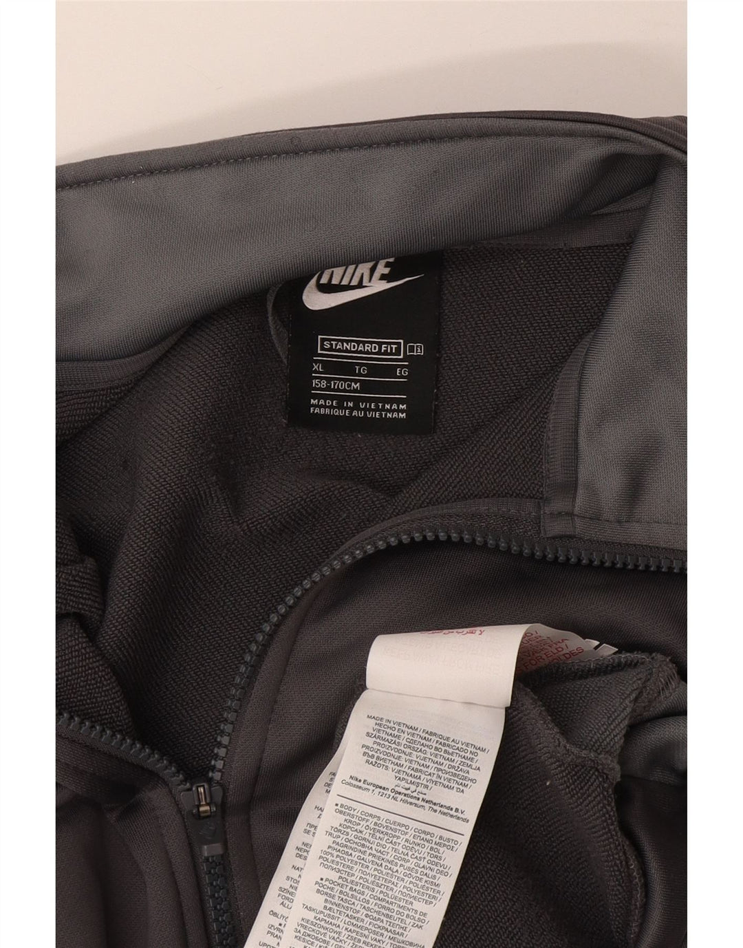 Nike Boys Standard træningsdragt topjakke 13-14 år XL Grå Colourblock