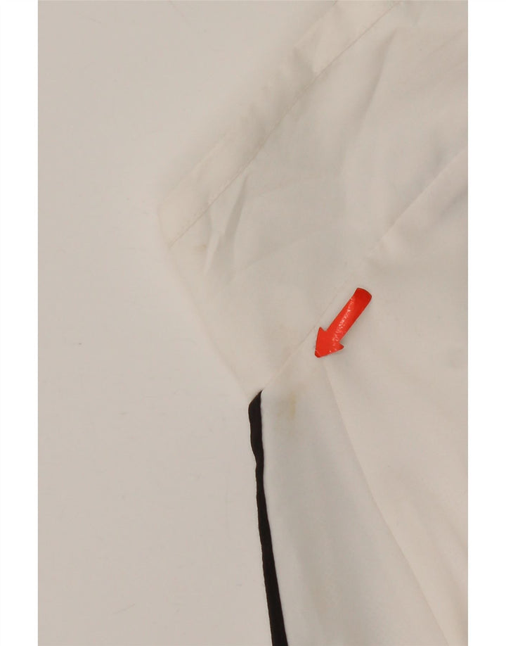 Adidas Træningsdragt til mænd Topjakke UK 42/44 Stor hvid Colourblock Polyester