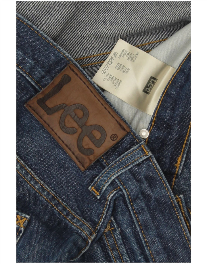 Lee Herre Zed Straight Jeans W34 L34 Blå Bomuld