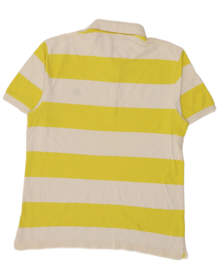 Fred Perry Herre poloshirt Stor gulstribet bomuld