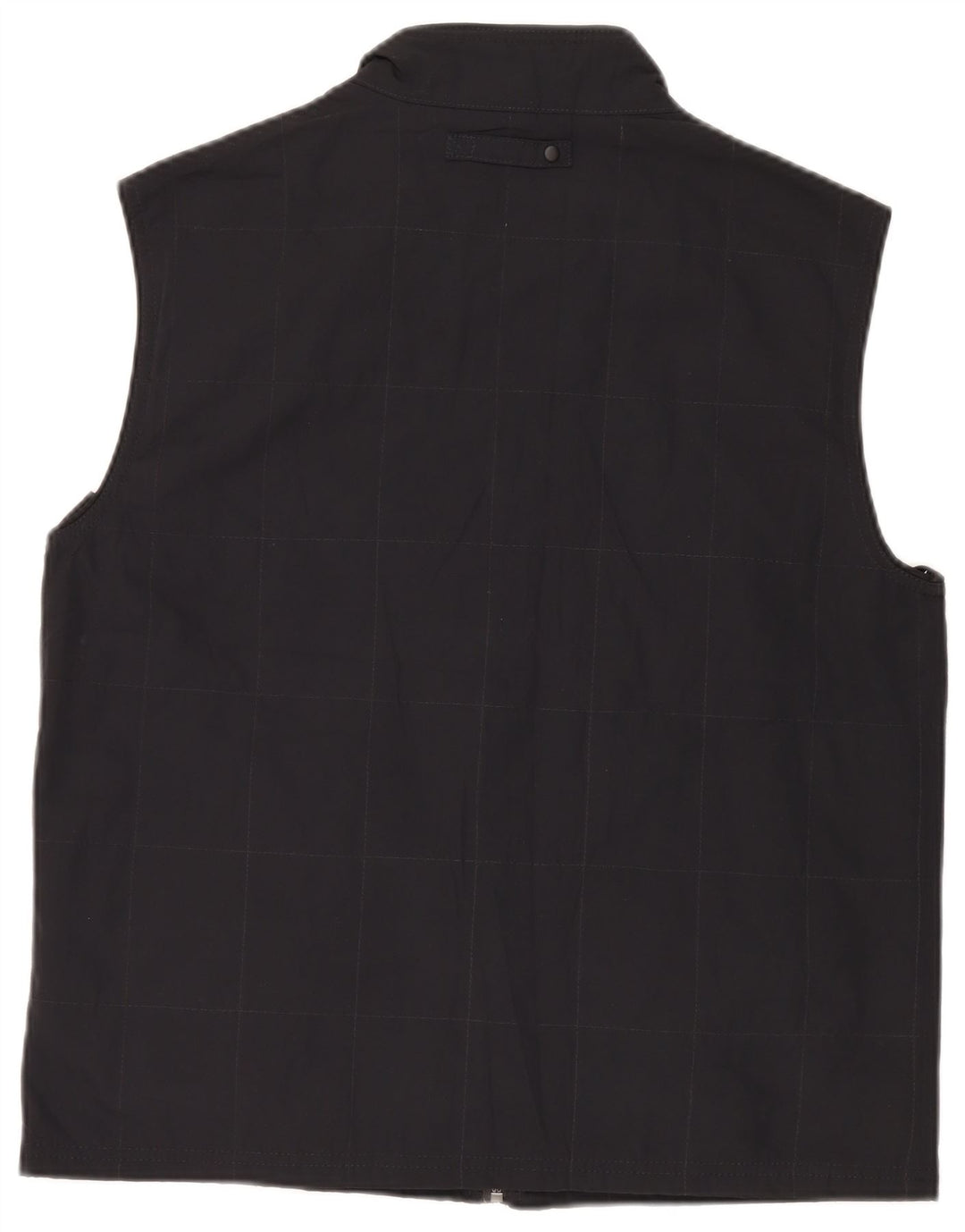 Massimo Dutti Herre Gilet UK 42 XL Sort Ternet Polyester