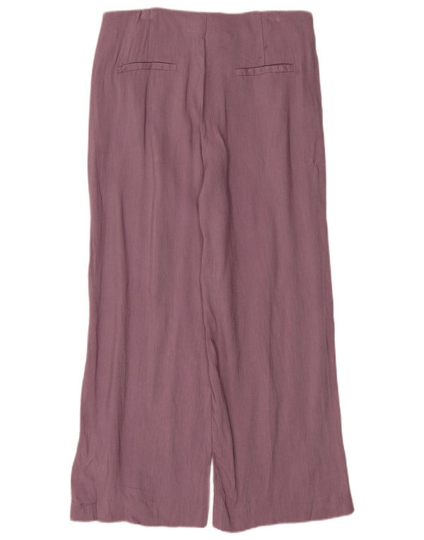 Massimo Dutti Dame Chinobukser med brede ben EU 40 Medium W30 L26 Lilla