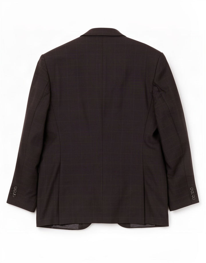 Cerruti 1881 Herre 3-knaps blazerjakke UK 38 Medium marineblå ternet