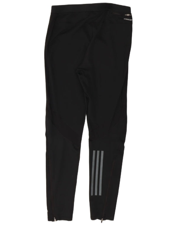 Adidas Womens Aeroready Leggings UK 14 Large Black Polyester