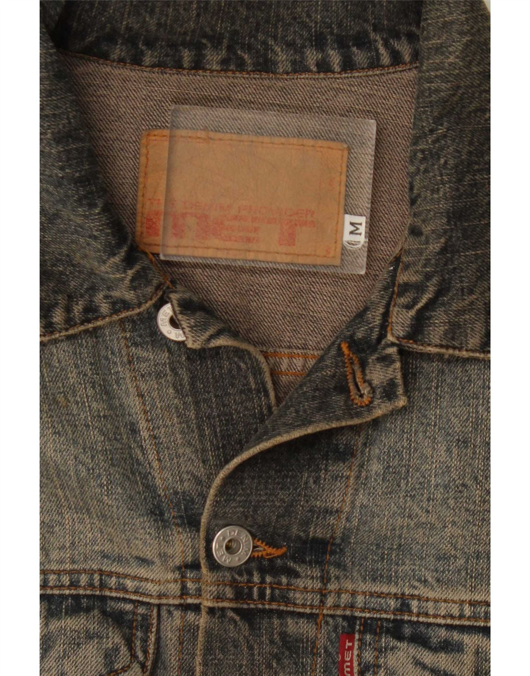 MET Dame denimjakke UK 12 Medium Blue Cotton