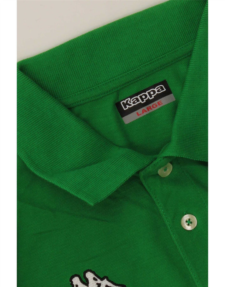 Kappa Polo Shirt til mænd, stor grøn