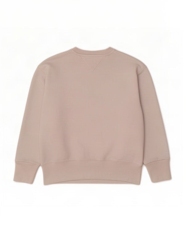 Tommy Hilfiger Dame Grafisk Sweatshirt Jumper UK 14 Medium White