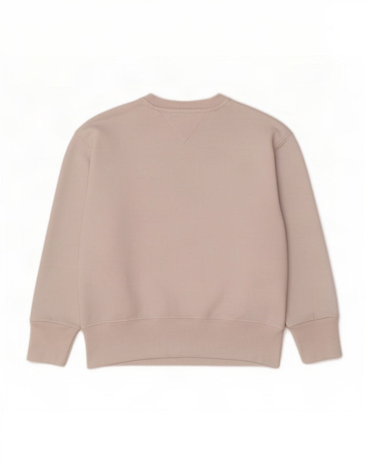 Tommy Hilfiger Dame Grafisk Sweatshirt Jumper UK 14 Medium White