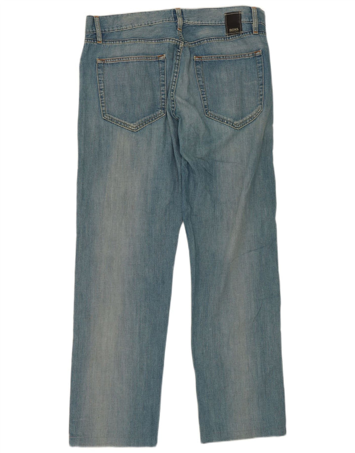 Hugo Boss Lige jeans til kvinder W32 L29 Blå
