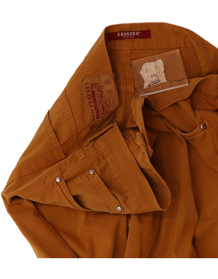 CARRERA Mens Straight Casual Trousers W36 L27 Brown Vintage Carrera and Second-Hand Carrera from Messina Hembry 