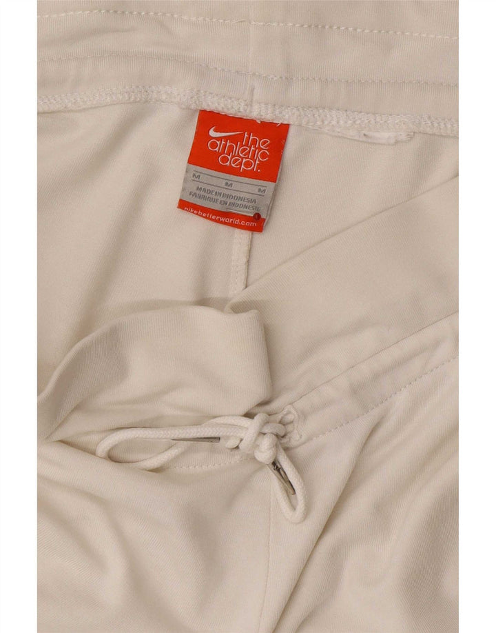 Nike Dame Capri Træningsdragt Bukser Joggers UK 14 Medium White