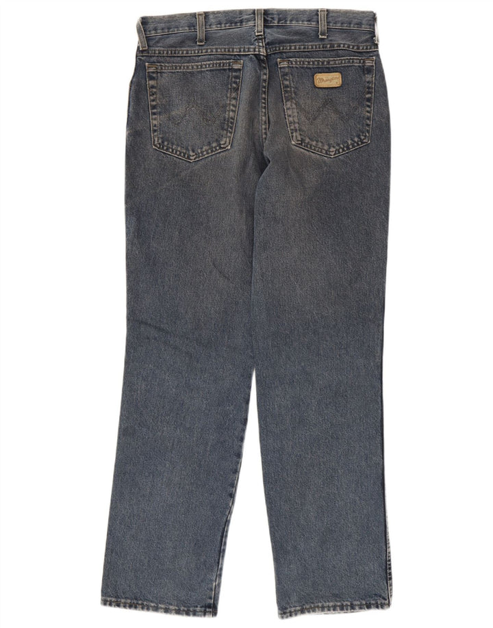 Wrangler Herre Texas Straight Jeans W32 L31 Blå Bomuld