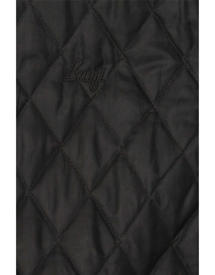 Brugi Herre quiltet jakke UK 38 Medium Sort Polyamid