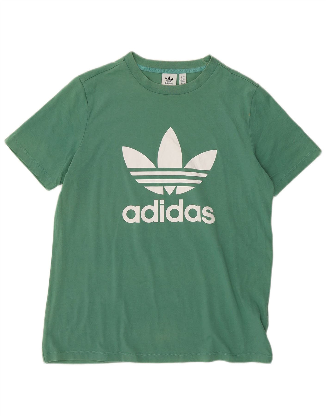 ADIDAS Grafisk T-shirt top til kvinder DK 16 Stor grøn bomuld