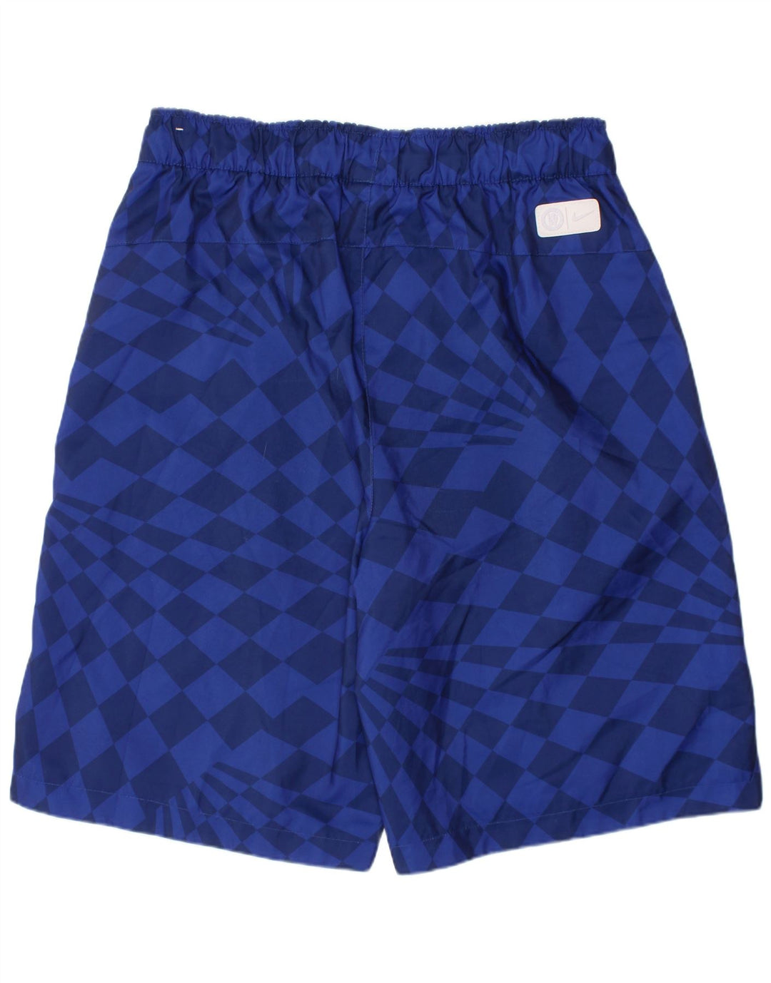 NIKE grafiske sportsshorts til drenge 13-14 år XL Blå geometrisk polyester