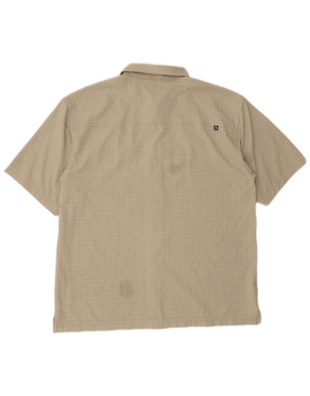 The North Face Kortærmet Herreskjorte XL Grøn Ternet polyester