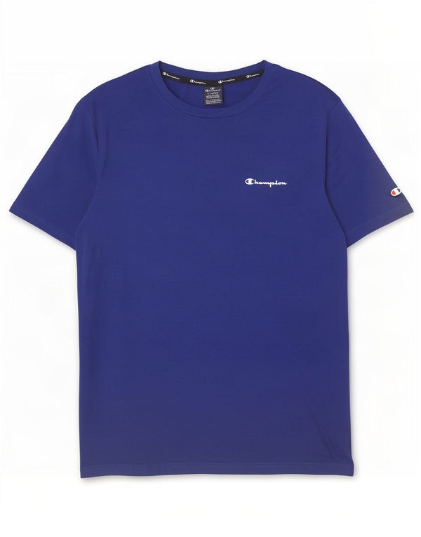 Champion Herre T-Shirt Top XL Blå Bomuld