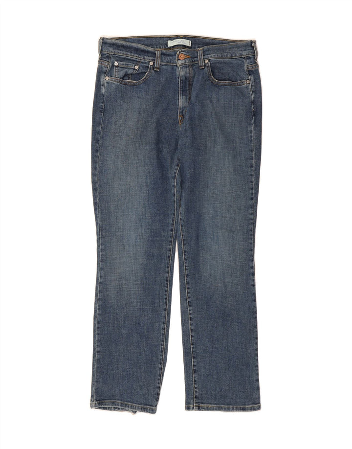 LEVI'S Womens 505 Straight Jeans US 12 Large W34 L30 Blue Cotton Vintage Levi's and Second-Hand Levi's from Messina Hembry 