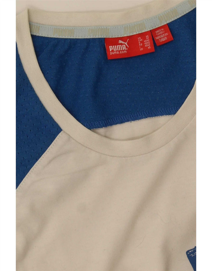 Puma Herre Grafisk Vest Top XS Hvid Colourblock