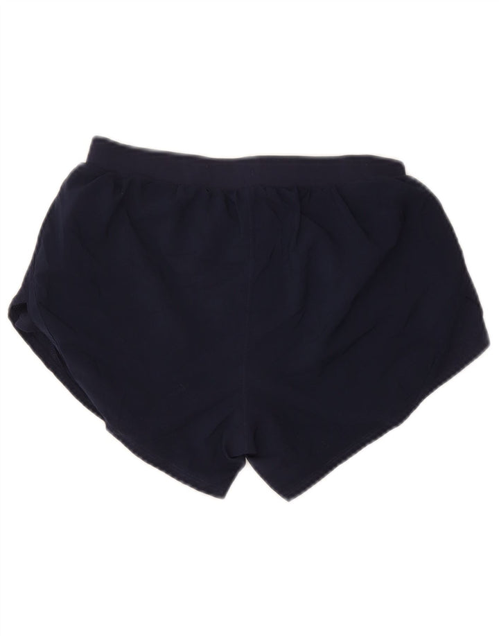 UNDER ARMOR Womens Heat Gear Sportsshorts UK 4 XS Navy Blue