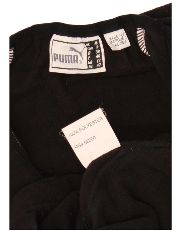 Puma Fleecejakke til kvinder UK 12 Medium Sort Polyester