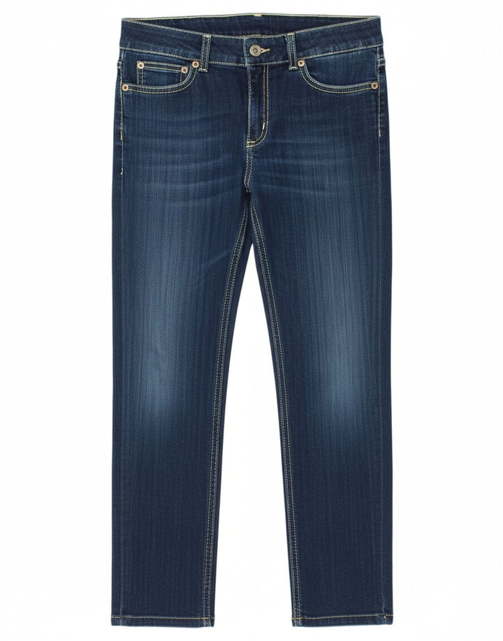 DONDUP Womens Cropped Jeans W28 L25 Blue
