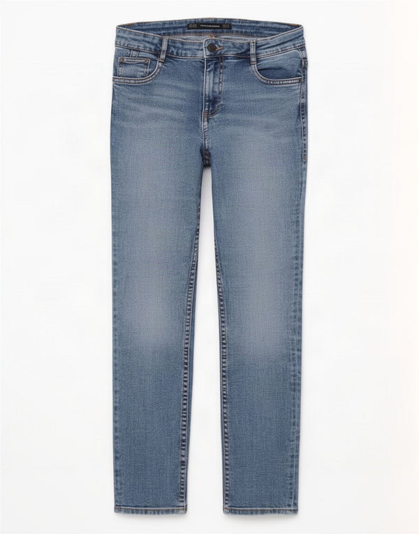Zara Dame Trafaluc Slim Jeans EU 38 Small W28 L28 Blå