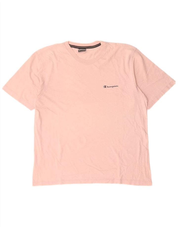 Champion Herre T-Shirt Top XL Pink Bomuld