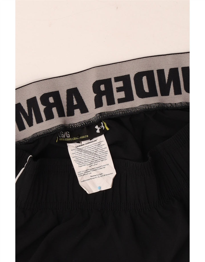 Under Armour Herre grafiske sportsshorts Large Black Colourblock Polyester