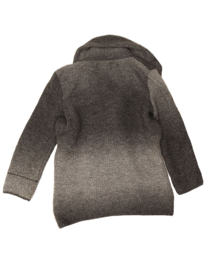 Marks & Spencer Dame Oversized Pea Coat UK 10 Small Grå Akryl