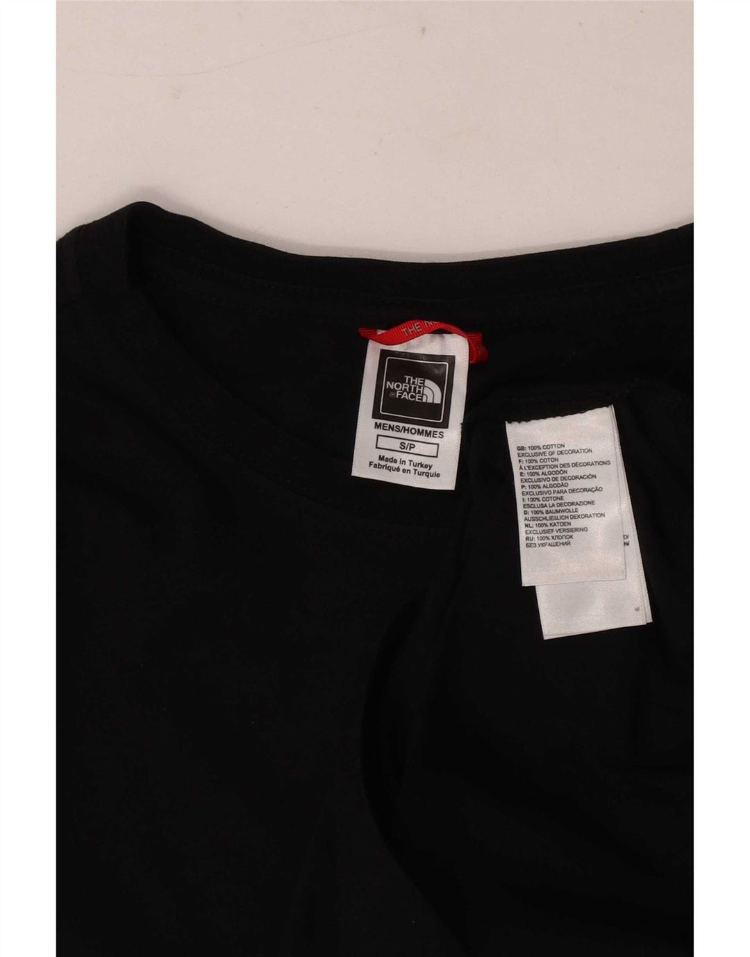 The North Face Herre Grafisk Top Langærmet Lille Sort Bomuld